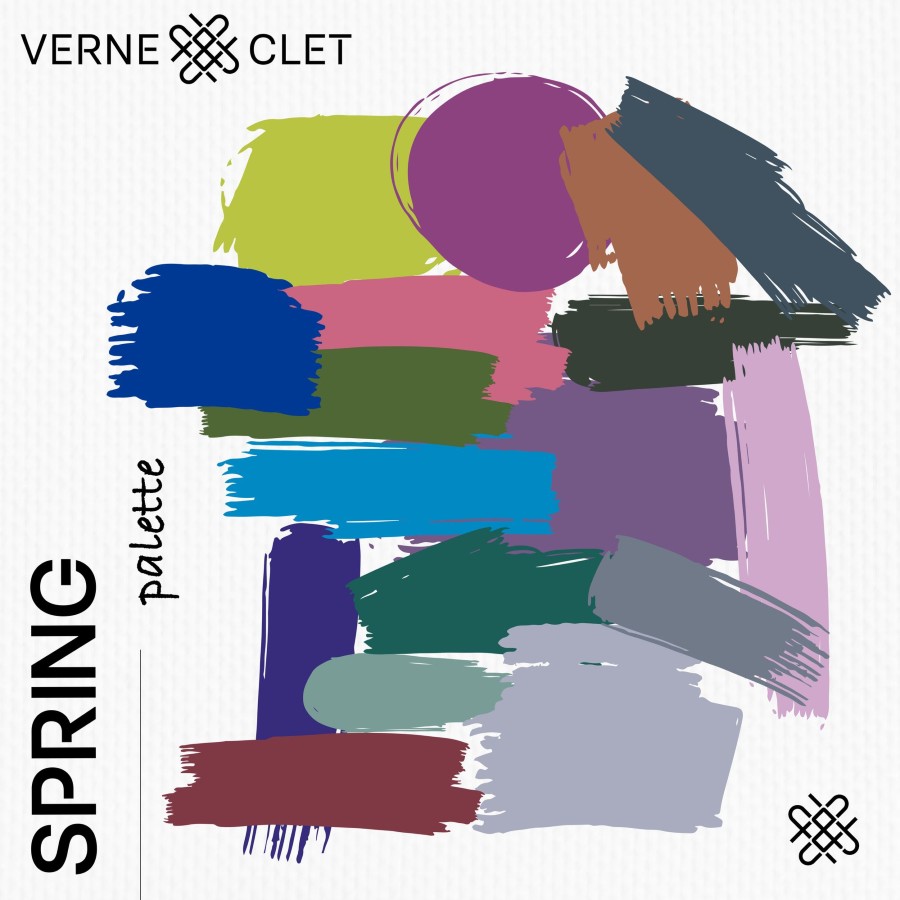 Les couleurs tendances été 2025 chez verne et clet