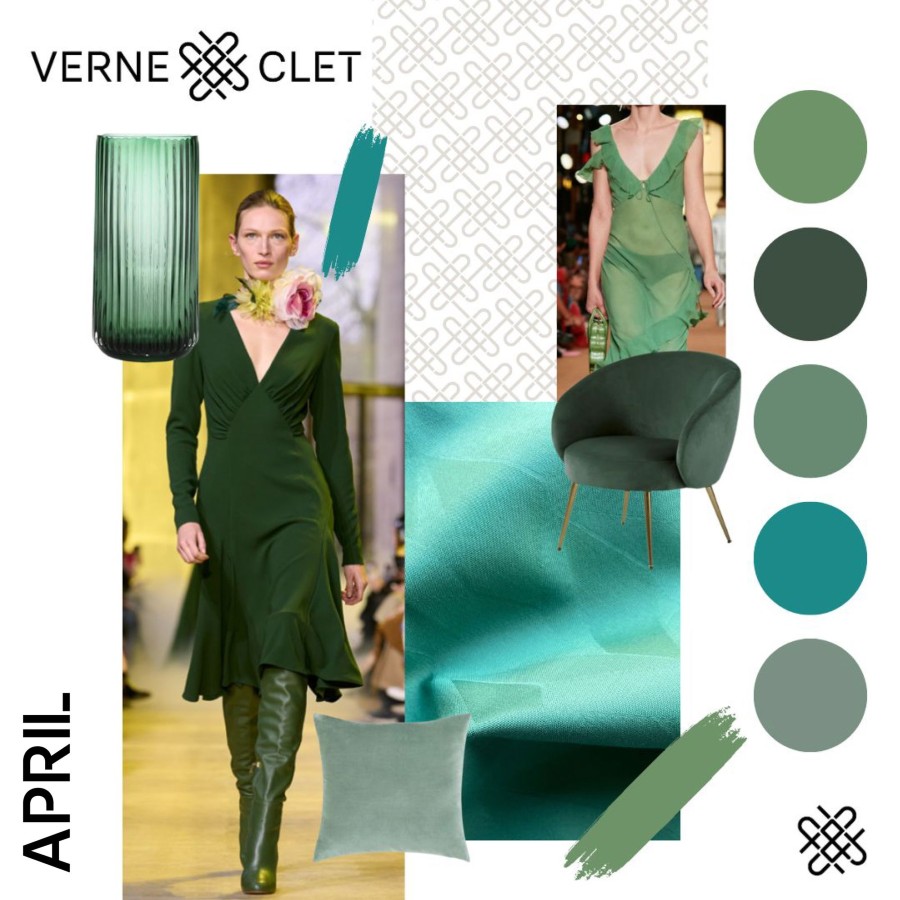 Moodboard tendances du mois d'avril
