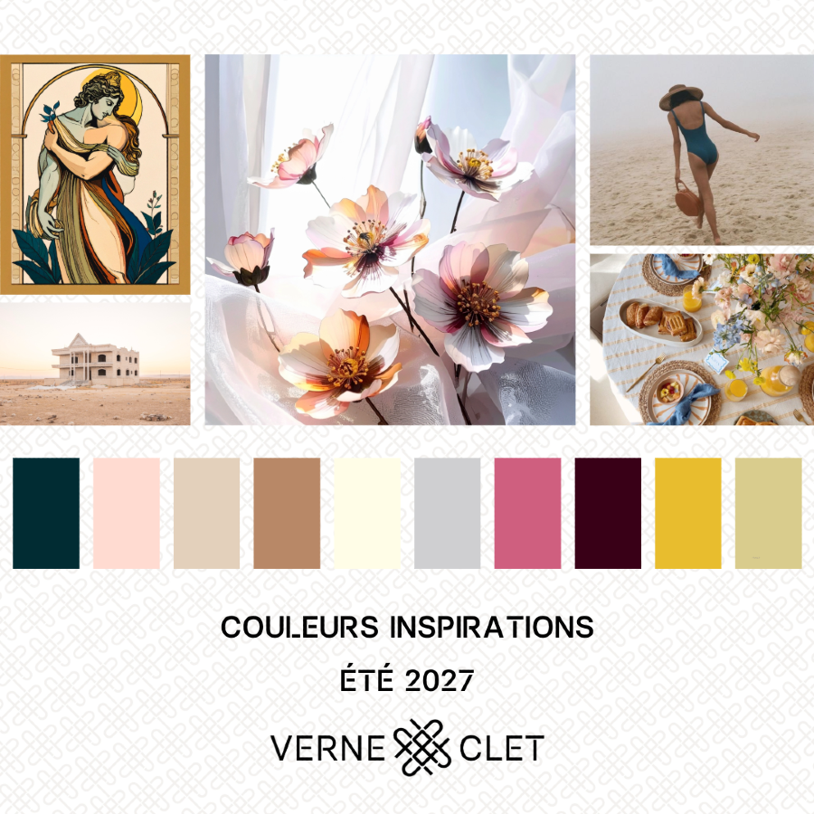 moodboard été 2027 tendances couleur et harmonies textile